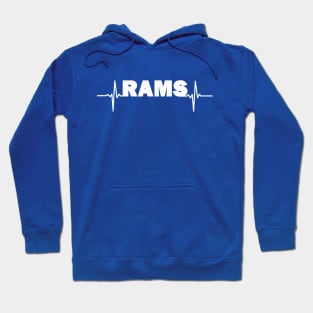 Rams heartbeat Hoodie